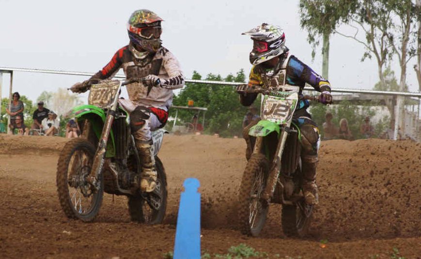 You looking at me? Motocross riders hit the throttle in round one of the Central Highlands Series in Blackwater at the weekend. You looking at me? Motocross riders hit the throttle in round one of the Central Highlands Series in Blackwater at the weekend.